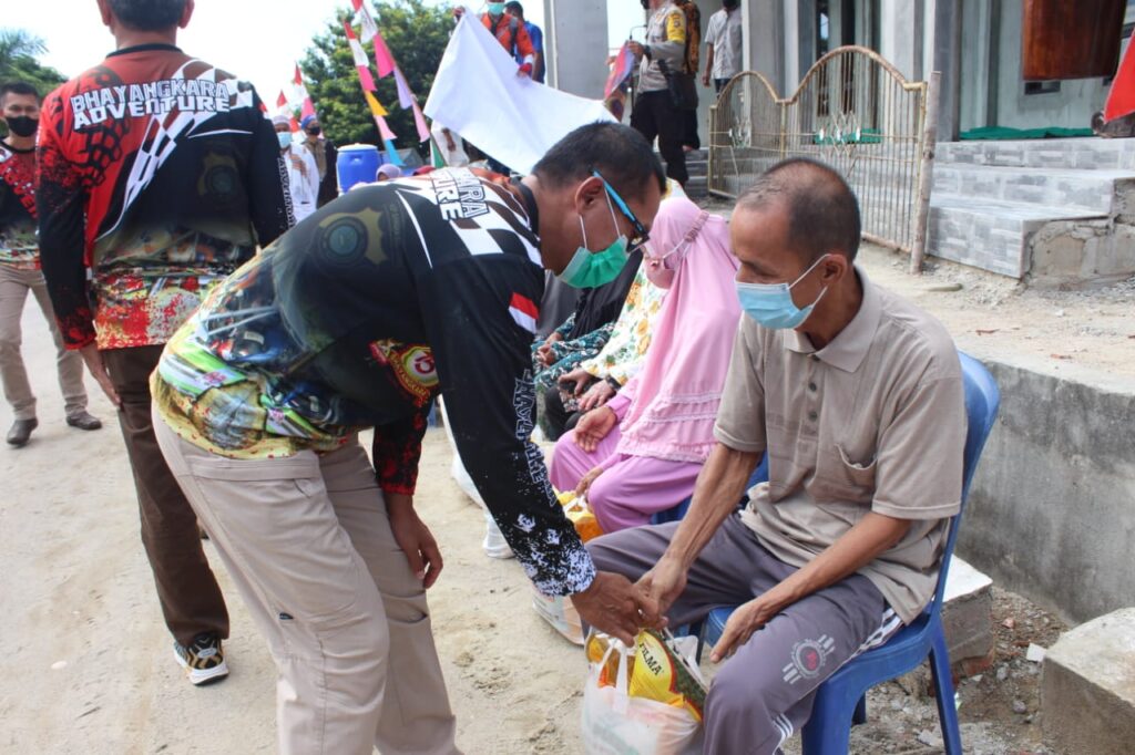 Danrem Dan PJU Korem 045 Gaya Turut Bhaksos Off Road Hari Bhayangkara